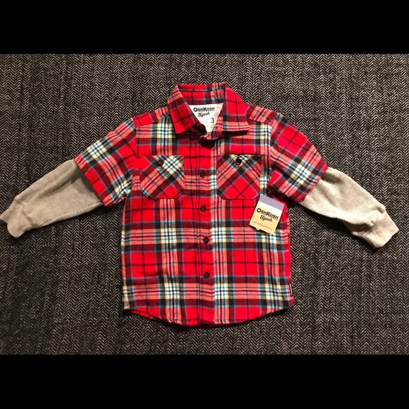 Other - NWT plaid shirt size 3